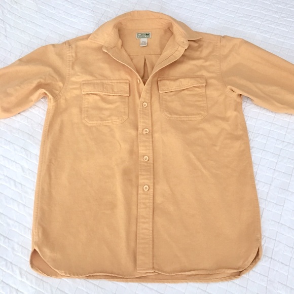 L.L. Bean Tops - Vintage L.L. Bean Pure Cotton Thick Chore Shirt